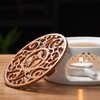 Ceramic Teapot Warmer Hollowed Pad Concave Bottom Practical Multifunction Teapot