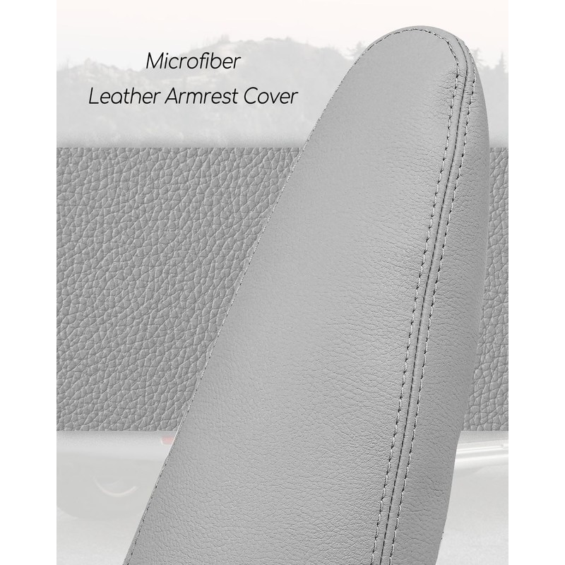 AUGREX Auto Armrest Cover Fit for Lexus GX470 2003 2004