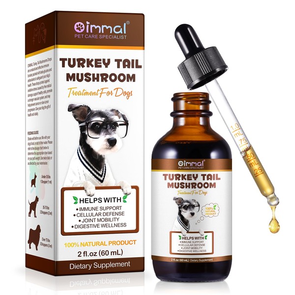 Turkey Tail Mushroom for Dogs, Turkey Tail, Reishi, Shiitake &