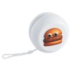Azeeda 'Funny Burger Face' Retro Style Yo-Yo (YY00050026)