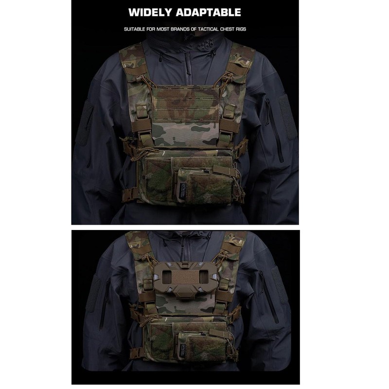 Tactical Modular Panel with Hook and Loop for Tactical Chest