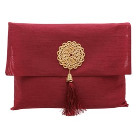 Prien Muslim Prayer Rug with Tasbih and Portable Bag, Muslim Gift for Women Men, Mubarak Islamic Box, Soft Mat Islam Gifts Set, Turkish Sajadah for Ramadan, Eid, Hajj, Travel, Pray (Red)