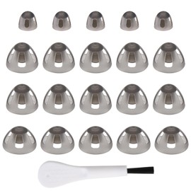 MILAKE 20 Pcs Hearing Aid Domes Power Dome Ear Tips Compatible with Resound LiNX2, LiNX3D, Linx, Quattro and ENYA, Three Types Comfortable Open Ear Tips with Cleaning Brush and Storage Case