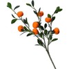 XJYWSH Artificial Orange Branches, Simulation Tangerine Branches,Lifelike Fake Fruit Props