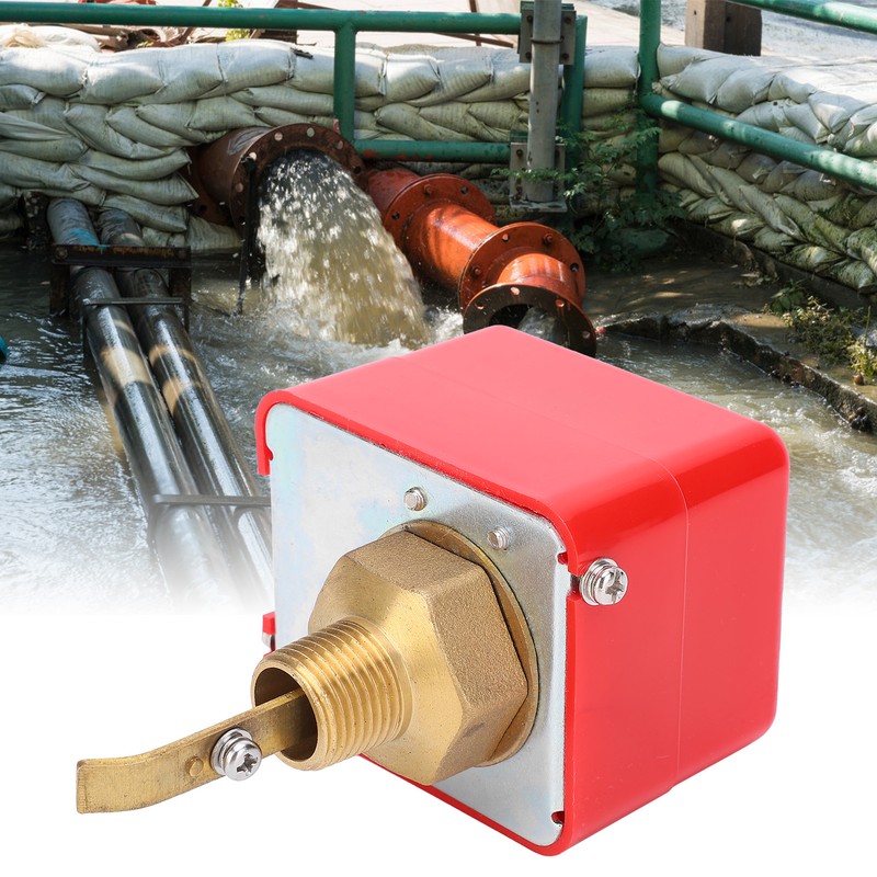 HFS‑15 Water Flow Switch Target Type G1/2in Interface Brass High
