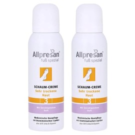 Allpresan Fuß Spezial No. 3 Foam Cream with Soothing Fragrance - Foot Cream for Very Dry Skin - For Daily Foot Care for Very Dry Feet - 250 ml