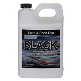 Pond Champs Black Lake & Pond Dye – One Gallon of Deep Black Pond Colorant – Treats 1 Acre – Keeps Pond Safe from UV Rays - Safe for Fish, Wildlife, Pets & Children