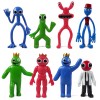 Toysvill 8Pcs Rainbow Friends Action Mini Figures Toy Game Character