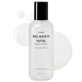 Snail Mucin 95 + Peptide Essence - Advanced Skin Repair Serum for Acne-Prone & Sun-Damaged Skin, Non-Comedogenic Facial Moisturizer with 5-Peptide Com