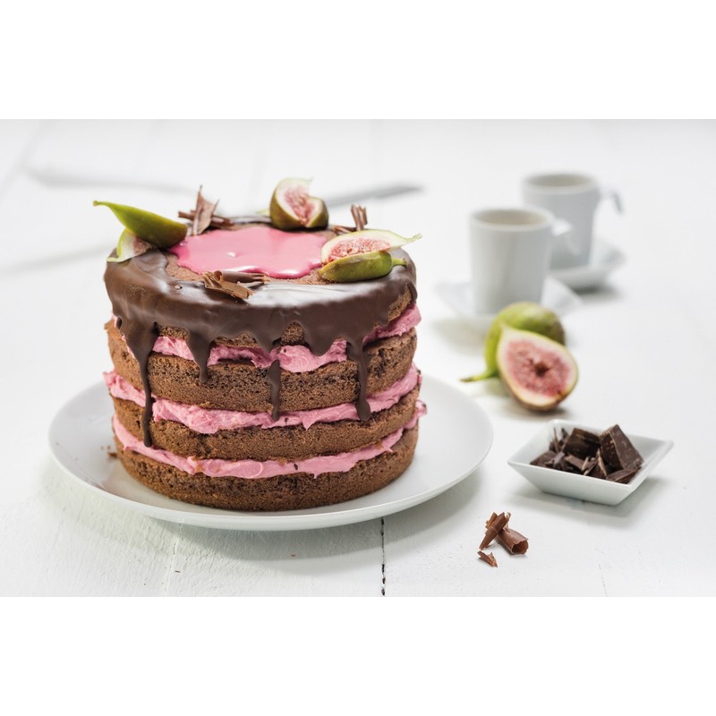 Zenker creative studio Schichtkuchenblech Set, runde Backformen, Backbleche mit Antihaftbeschichtung,