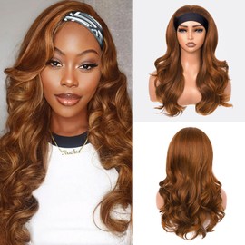 Emistar Wavy Headband Wigs for Black Women (430HL350, 20 Inch)