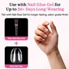 Qiek Short Oval Fake Nail Tips - 15 Sizes 240