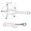 Aluminium Alloy Single Speed Crankset, 110 BCD Crank Arms for