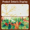 Thyonta Christmas Grinch Table Runner Linen Print Cartoon Table Flag