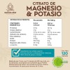 Citrato de Magnesio y Potasio 120 Cápsulas Raíces Zen Super