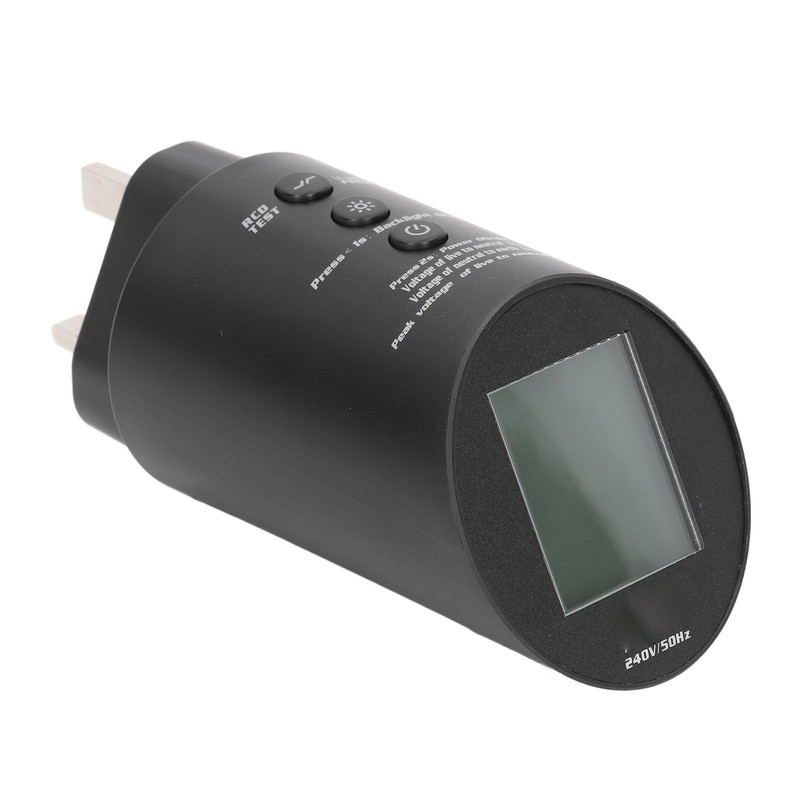 Outlet Tester Digital Display 3 Prong Electrical Receptacle Detector Socket