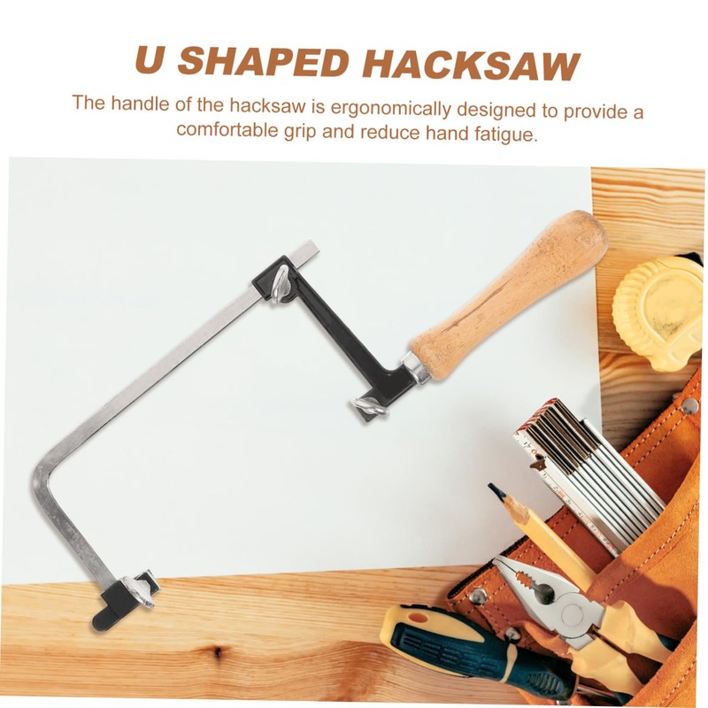 ORFOFE Jewelry Making Hacksaw Handle Compact Cutting Tool for Woodworking