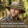 TOP-EX Detachable Net Sun Hat for Men with Wide Brim,
