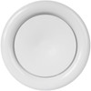 Vent Systems Diameter 150 mm Round Disc Valve White Metal