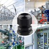 TUPARKA 28Pcs Cable Gland Waterproof Adjustable Joints with Gaskets 3-16mm