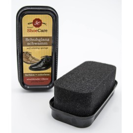 Pharmamedico GmbH ReAm Shoe Cleaning Sponge, Colourless, Perfect Shine with Optimal Care of Smooth Leather Shoes