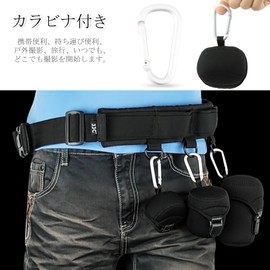 JJC Lens Case Neoprene Lens Replacement Case, Black, Modern