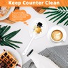 YROVWENQ Funny Kitchen White Ceramic Spoon Rests, Let’s Cook Coffee