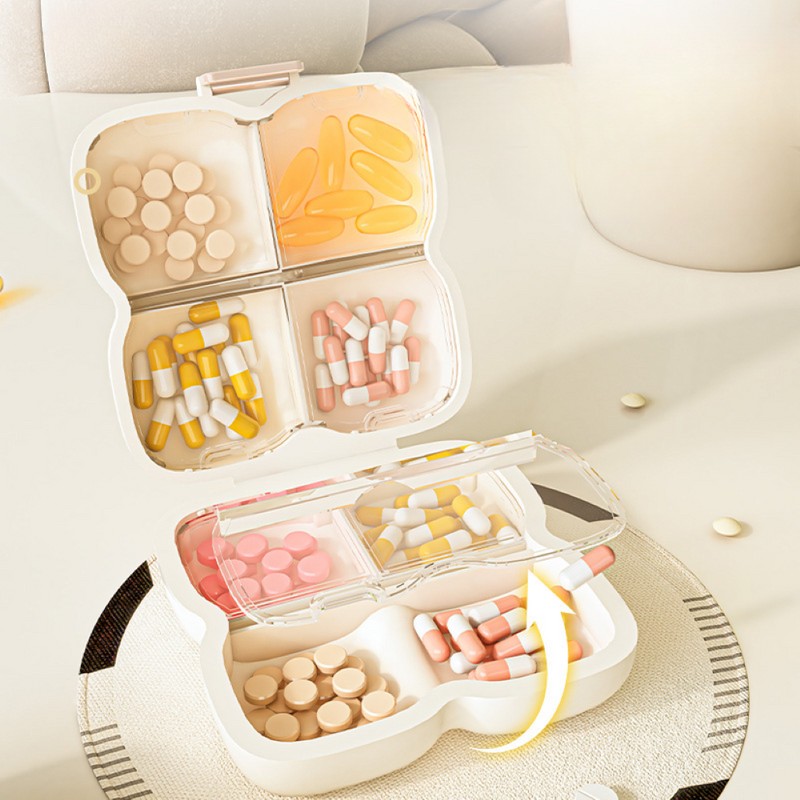 마마마켓 7칸 데일리 휴대용 약통 Mama Market 7-Compartment Daily Portable