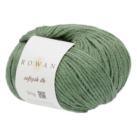 Rowan Hand Knitting Yarn, 76% Cotton, 15% Yak, 9% Nylon, Lawn, One Size