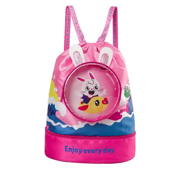 SacJkt Swimming Bags for Kids, Drawstring Bag, Kids Swimming Bag
