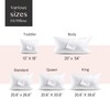 FAUNNA 600TC 100% Cotton Pillow Protectors, Queen Size (20x30), 4
