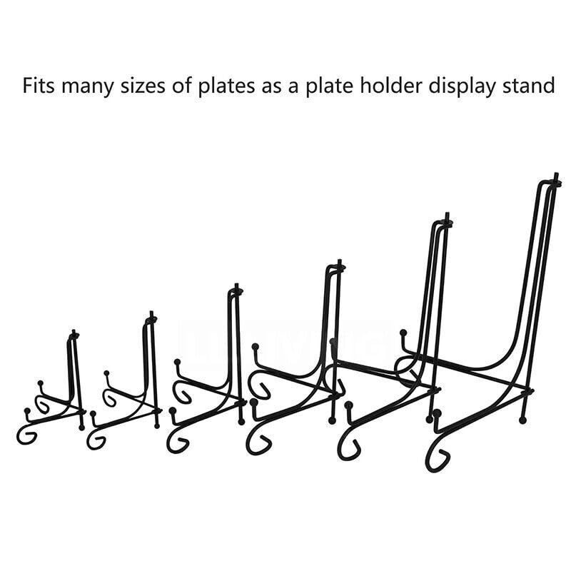Plate Stands Iron Display Easel Photo Picture Bowl Dish Book