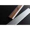 RULER Walnut Ruler with Inorganic Aluminum with Inorganic Wood