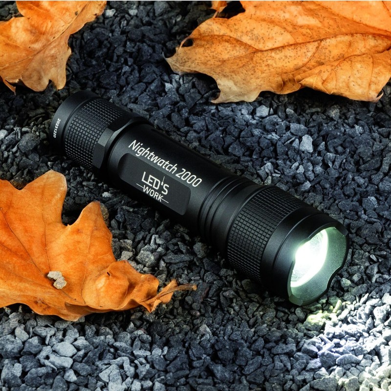 LED'S WORK LED Torch 2000 Lumen IPX8 Nightwatch Ideal for
