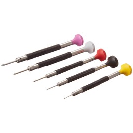 Bergeon 6899-P05 Set of 5 Watchmakers Ergonomic Screwdrivers Swiss Tools