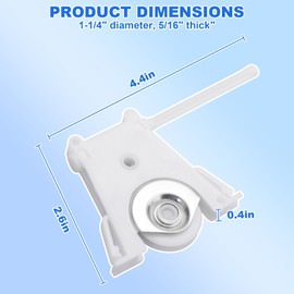 seork 1997310 Lower Screen Roller Assembly (2 Pcs) Fits for Andersen Screen Door Rollers (1991 to Present), Gliding Patio Door Screen for Andersen Windows