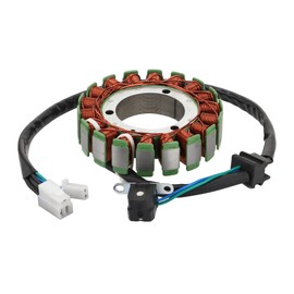 GOOFIT 18 Coil Motorcycle Stator Coil Replacement for VL1500 Boulevard C90 C90T 2005-2009 32101-10F10 32101-10F11