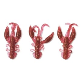 Creature Crayfish Soft Bait Fishing Lure | 50mm Red Devil Perch Pike Chub | Pack of 10 scented | Fishin Addict