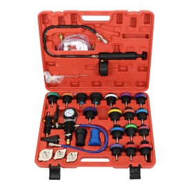 Unbranded 28pcs Radiator Pressure Tester & Cooling System Vacuum Type Purge Kit