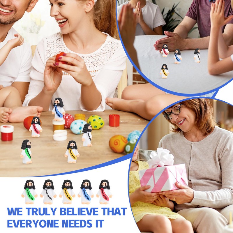 basuwu 215 PCS Little Jesus Figures Small Jesus Figurines, Tiny