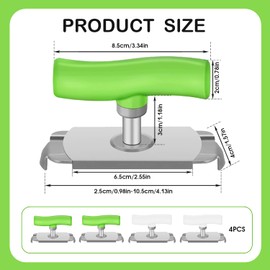 4Pcs Retractable Jar Opener for Arthritis Hands Multifunctional Adjustable 2026 New Kitchen Manual Lid Gripper Can Openers Accessories for Weak Hands UK Effortless Stainless Steel Tin Bottle Opener