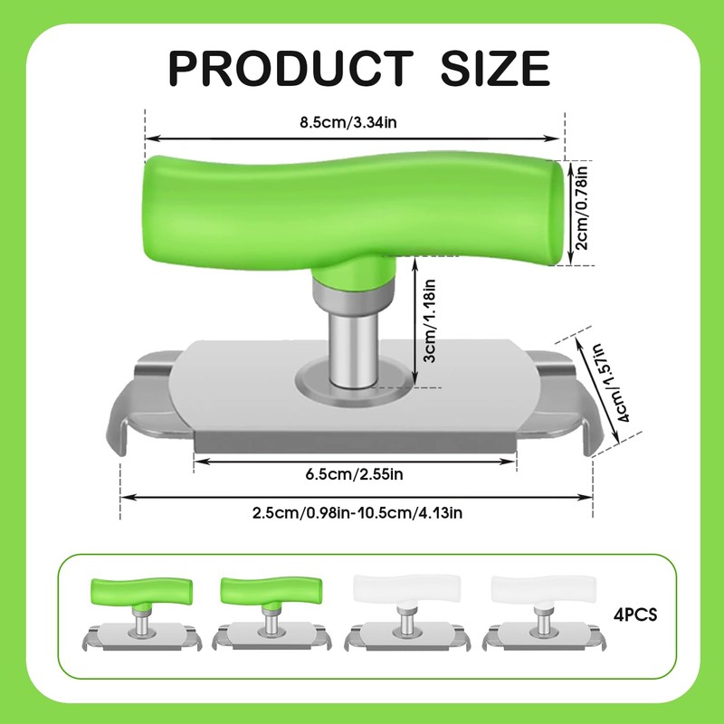 4Pcs Retractable Jar Opener for Arthritis Hands Multifunctional Adjustable 2026