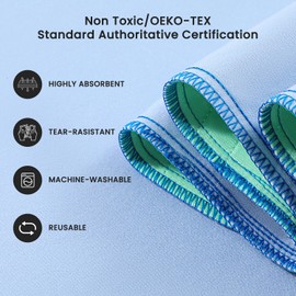 Washable Underpads,Super Absorbency Reusable Bedwetting Incontinence Pads for Kids, Adults, Elderly, and Pets - Waterproof Protective Pad for Couch, Sofa, Floor,Bed (500 Washes)