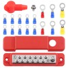 Tanstic 12 Terminal Power Distribution Block with Ring Terminals, 12