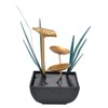 Tabletop Fountain LED Lights No Noise Compact Lightweight Classic Indoor
