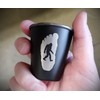 Bigfoot Sasquatch with Redwood Tree Stainless Steel Shot Glass