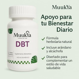 MUUKYA DBT  Soporte Natural para la Glucosa y Niveles de Azúcar en Sangre  Fórmula Ancestral con Guarumbo y Tronadora  Apoyo al Metabolismo de...     