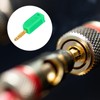 sourcing map 10 Pcs 2mm Banana Plugs, 10A 7mm OD