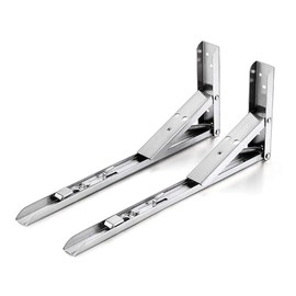 1 pair of folding brackets, 240 x 136 mm, folding bracket, folding bracket, flap fitting