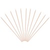 12" Natural Bamboo Wooden Skewers the diameter is 4mm (100